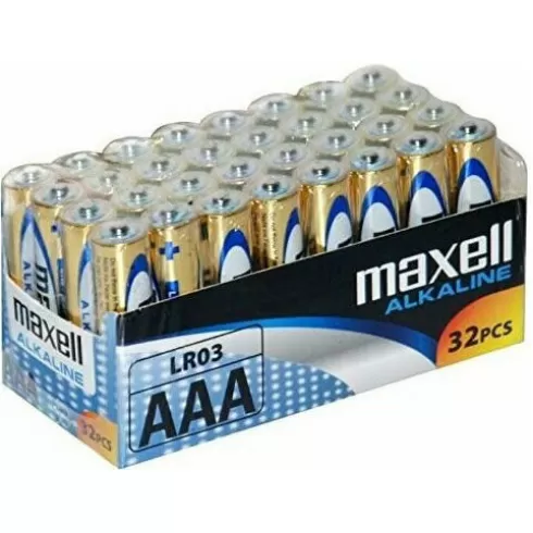 Maxell Αλκαλικές Μπαταρίες AAA 1.5V 32τμχ