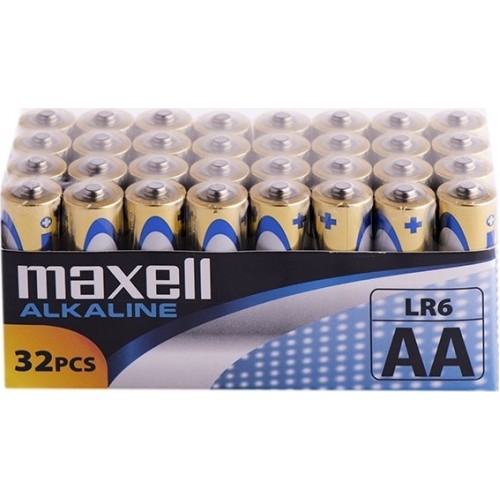 Maxell Αλκαλικές Μπαταρίες AA 1.5V 32τμχ