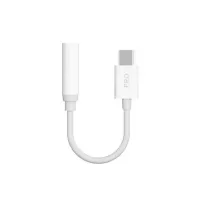 Dudao Converter Adapter από USB Type C σε headphones jack 3,5 mm (female) Λευκό (L16CPro white) #1