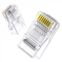 Ugreen 100 TEMAXIA plug connector RJ45 Clips RJ45 8(8) CAT 6 Διαφανές (60558) #1