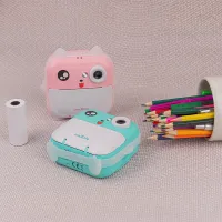 Maxlife printing camera MXPC-100 pink – Παιδική ψηφιακή φωτογραφική μηχανή στιγμιαίας εκτύπωσης σε ροζ χρώμα #2