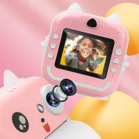 Maxlife printing camera MXPC-100 pink – Παιδική ψηφιακή φωτογραφική μηχανή στιγμιαίας εκτύπωσης σε ροζ χρώμα #4