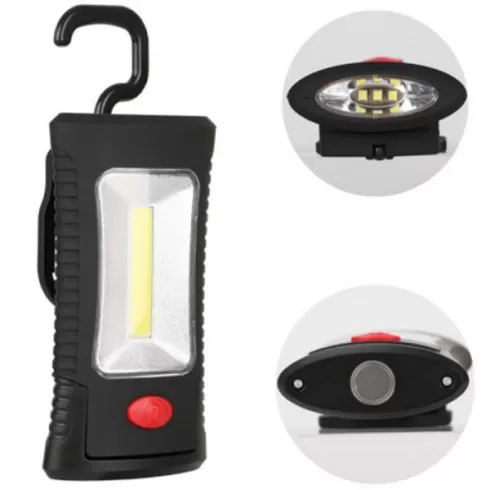 OEM ZJ-919 Multifunctional Portable COB Magnetic Work Light Black #1