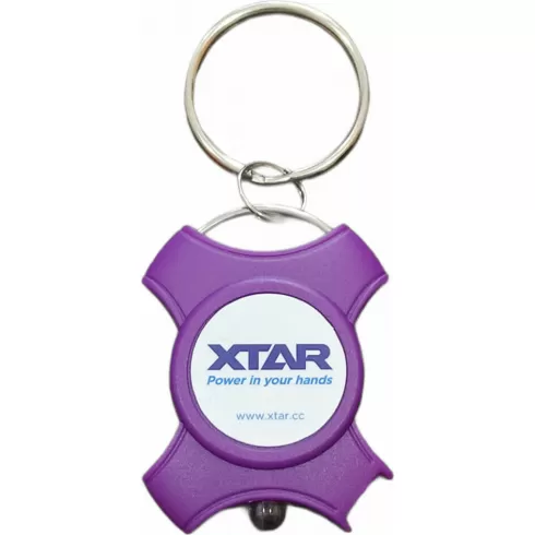 Xtar X-Craft Επαναφορτιζόμενο Μπρελόκ LED PURPLE