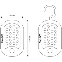 Entac Φακός Εργασίας 24 LED EWL-24LED-PL #2