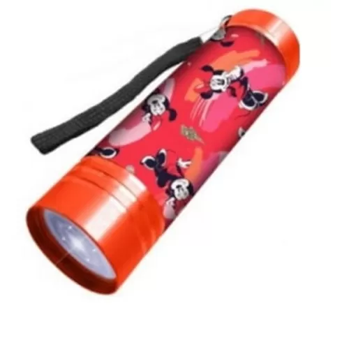 Φακός παιδικός  Minnie Mouse led flashlight display Aluminium Disney Πορτοκαλί 84355 #1