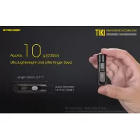 NiteCore φακός led tiki le μπρελόκ επαναφορτιζόμενος μαύρος 300lm #4