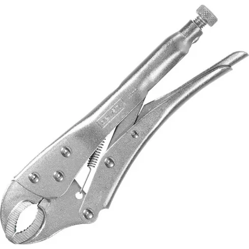 Curved Jaw Locking Pliers 10" Deli Tools EDL2001 (silver)