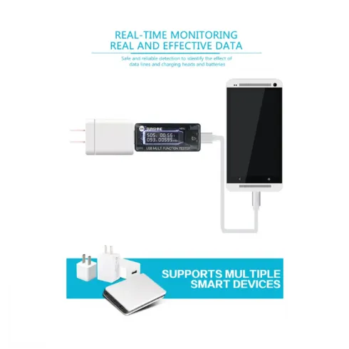 SUNSHINE USB tester φόρτισης SS-302A V/A/Time/mAh #3