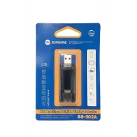 SUNSHINE USB tester φόρτισης SS-302A V/A/Time/mAh #7
