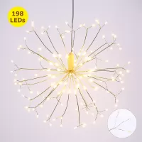 LH - BOM - YHD198WW 198 warm LEDs Hanging Starburst Light with Remote Control - Κρεμαστά διακοσμητικά Led με τηλεχειριστήριο θερμό φως #12