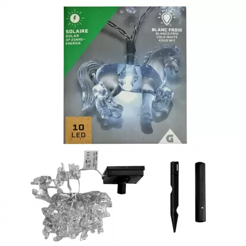 Xmasfest ΗΛΙΑΚΗ ΓΙΡΛΑΝΤΑ 10LED ΑΛΟΓΑΚΙΑ ΣΥΝΟΛΟ 2.9m (LED 0.9m)  1132865