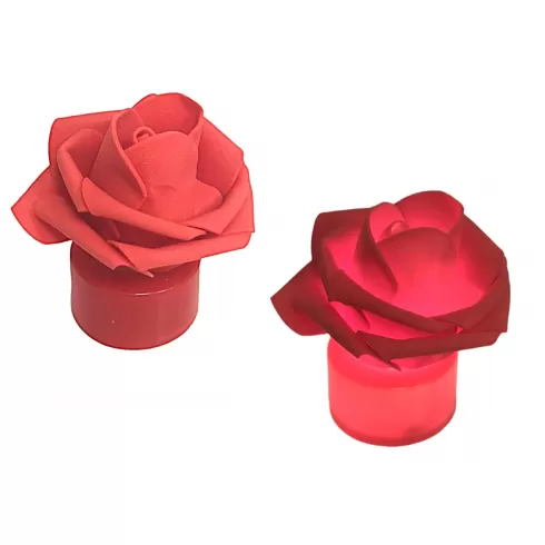 Ρεσώ μπαταρίας τριαντάφυλλο 6x5cm Άγιος Βαλεντίνος 1 τεμάχιο HOMie 57488