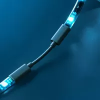 Baseus colorful self-adhesive SMD LED strip extension 5W 1m - Μαύρο (DGRGB-01) #5