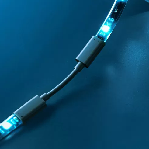 Baseus colorful self-adhesive SMD LED strip extension 5W 1m - Μαύρο (DGRGB-01) #5