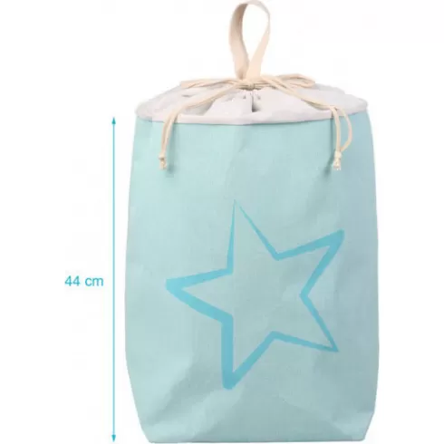 Kiokids Καλάθι αποθήκευσης σιέλ 48x20x43 #2