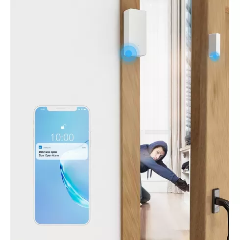 Ασύρματος αισθητήρας πόρτας- παραθύρου Sonoff DW2 RF / wireless door window open sensor 433 MHz RF - Λευκό(M0802070003) #3