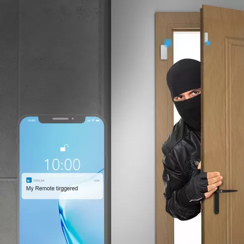 Ασύρματος αισθητήρας πόρτας- παραθύρου Sonoff DW2 RF / wireless door window open sensor 433 MHz RF - Λευκό(M0802070003) #1