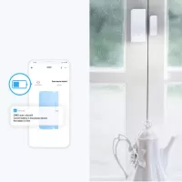 Ασύρματος αισθητήρας πόρτας- παραθύρου Sonoff DW2 RF / wireless door window open sensor 433 MHz RF - Λευκό(M0802070003) #8