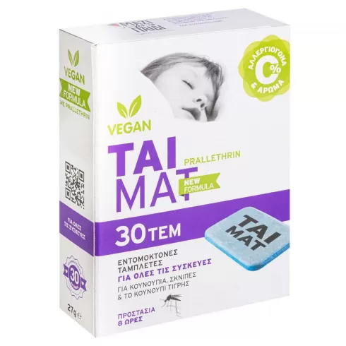 Εντομοκτόνες ταμπλέτες Vegan Tai mat 30τεμ Tai - 1τμχ 42-549