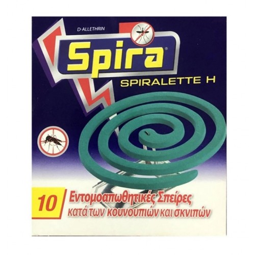SPIRA εντομοαπωθητικό φιδάκι Spiralette H, 10x σπείρες
