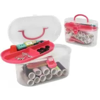 Σετ βαλιτσάκι ραπτικής σε τυχαίο χρώμα 43 τμχ Sewing set ZK3123