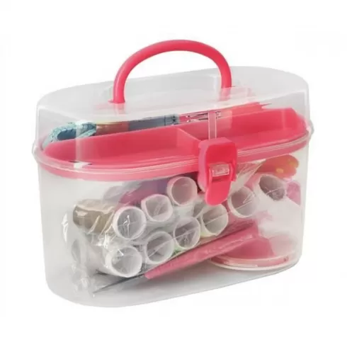 Σετ βαλιτσάκι ραπτικής σε τυχαίο χρώμα 43 τμχ Sewing set ZK3123 #1