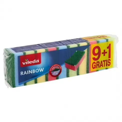 Vileda σετ σφουγγάρια κουζίνας 10 τεμάχια 1ΖΜΥ0015