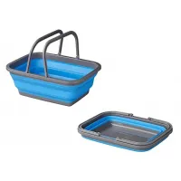PROPLUS πτυσσόμενο καλάθι 370303 9L μπλε/γκρι