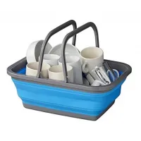 PROPLUS πτυσσόμενο καλάθι 370303 9L μπλε/γκρι #2