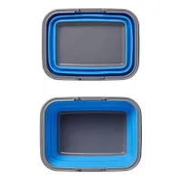 PROPLUS πτυσσόμενο καλάθι 370303 9L μπλε/γκρι #1