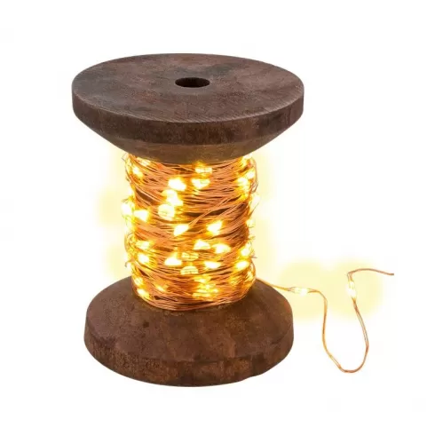 GOOBAY LED φωτιστικό Yarn Spool 60341, 2700K, 100 LEDs, USB, 10m