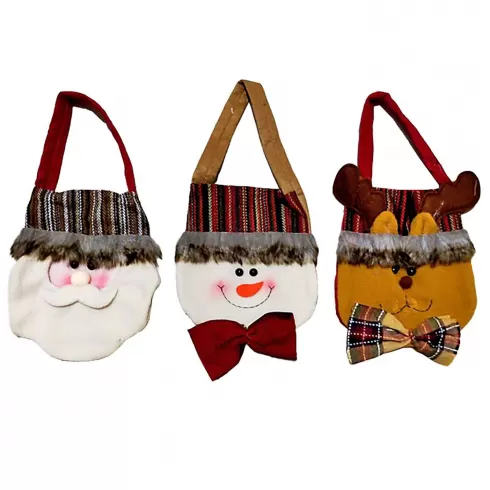 Τσάντα φιγούρα Xmas 25x21cm Xmasfest 1133718 1τμχ τυχαίο-χρώμα-σχέδιο-επιλογή