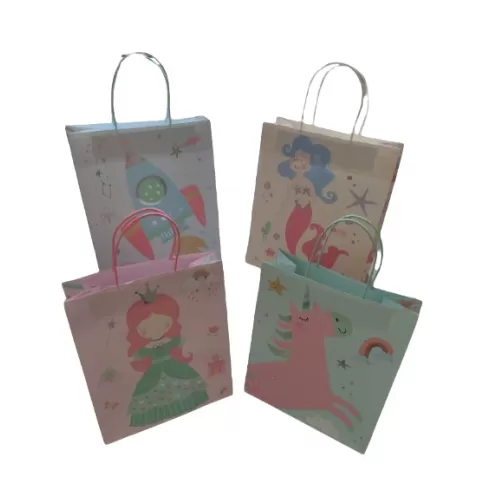 ΤΣΑΝΤΑ ΔΩΡΟΥ girl designs 26 x 32 x 12 cm  1τμχ ΤΥΧΑΙΑ ΕΠΙΛΟΓΗ ΣΧΕΔΙΟΥ