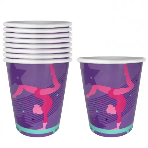 Ποτήρι χάρτινο μπαλαρίνα πακέτο 8 τεμαχίων 266ml Homie 1002113