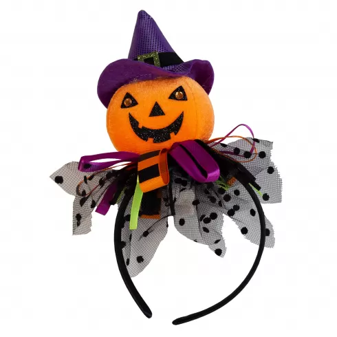 Halloween Στέκα μαλλιών κολοκύθα με καπέλο 847512-55 