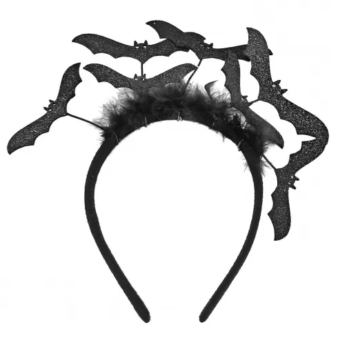 Στέκα μαύρη με νυχτερίδες 20x20cm Carnavalista 232561