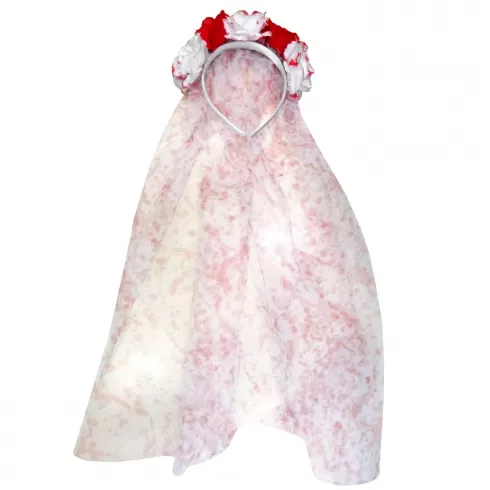 Στέκα με λουλούδια και πέπλο με αίμα Carnavalista 232406