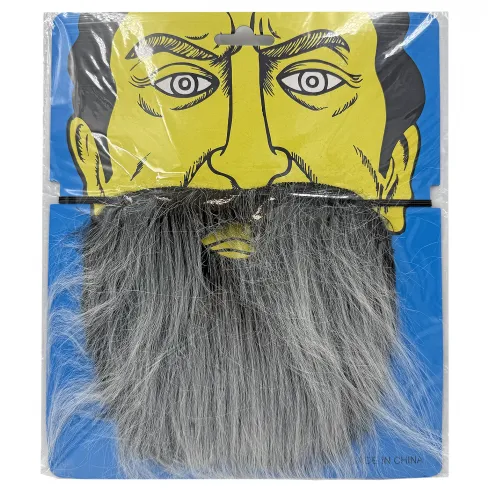 Μούσι αμφίεσης γκρι καρτέλα 25.5x21cm Carnavalista 23436