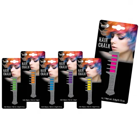 Κιμωλία μαλλιών Hair Chalk 3.8gr 1τεμ Christakopoulos 4362 τυχαία επιλογή χρώματος