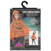 Παιδικό πόντσο κολοκύθα Halloween Carnavalista 232541 #1