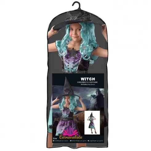 Στολή παιδική μάγισσα Carnavalista 232535 #2