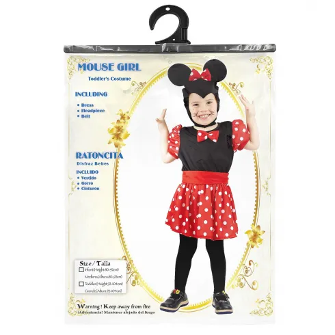 Αποκριάτικη στολή μπεμπέ ποντικίνα Carnavalista 231080 #2