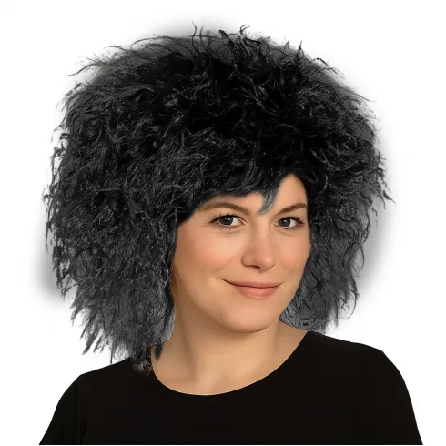 Περούκα σγουρή περμανάντ Carnavalista 232724 μαύρο