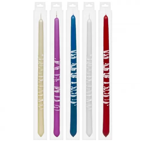 Λαμπάδα χρωματιστή 40cm Bunny's 93298 τυχαίο-χρώμα-σχέδιο-επιλογή