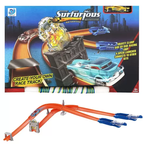 Λαμπάδα αυτοκινητόδρομος με γέφυρα 42x31x6cm Bunny's 932036