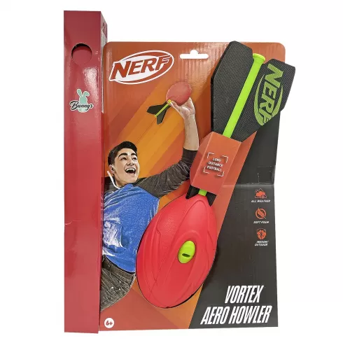 Λαμπάδα Nerf Sports μπάλα πύραυλος Vortex Aero Howler 32x ø9cm Bunny's 932250
