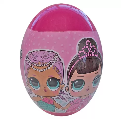 Αυγό LOL γεμάτο με δωράκια χρωματισμού 22x15cm LOL 37361-82803 1 τεμάχιο