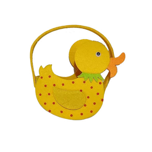 Καλάθι τσόχινο πουλάκι 19x13x7cm Bunny's 931290