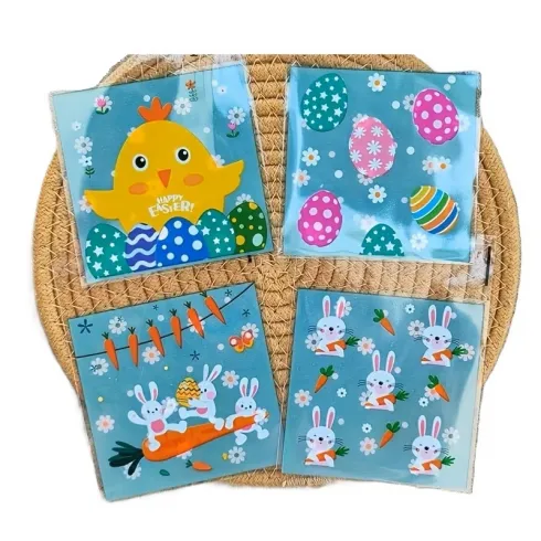 50τεμ Σακουλάκια συσκευασίας 10x13cm με Πασχαλινό θέμα